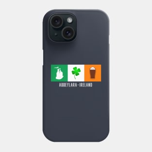 Abbeylara Ireland, Gaelic - Irish Flag Phone Case