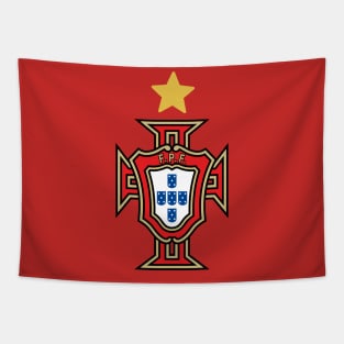Portugal Football Team With One Star Tapestry