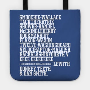 East/West College Football Bowl Names Tote