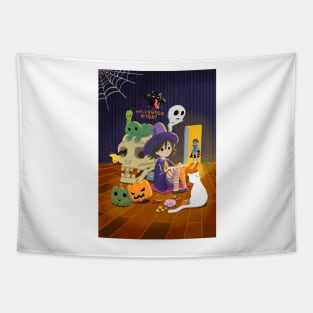 Halloween Night (Game Poster) Tapestry