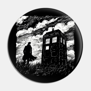 TARDIS Noir Pin