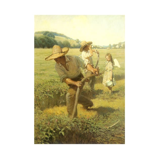 The Scythers (Back to the Farm) by NC Wyeth by MasterpieceCafe