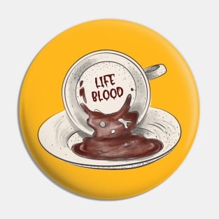 LIFE BLOOD Pin