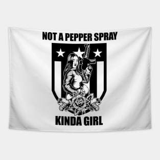 Not a pepper spray kinda girl Tapestry