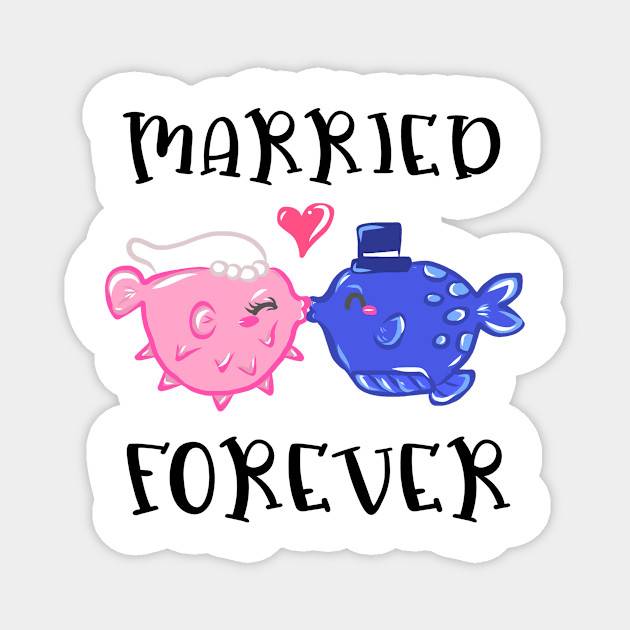 Wedding Marriage Marriage Wedding Ceremony Married Magnet by KK-Royal