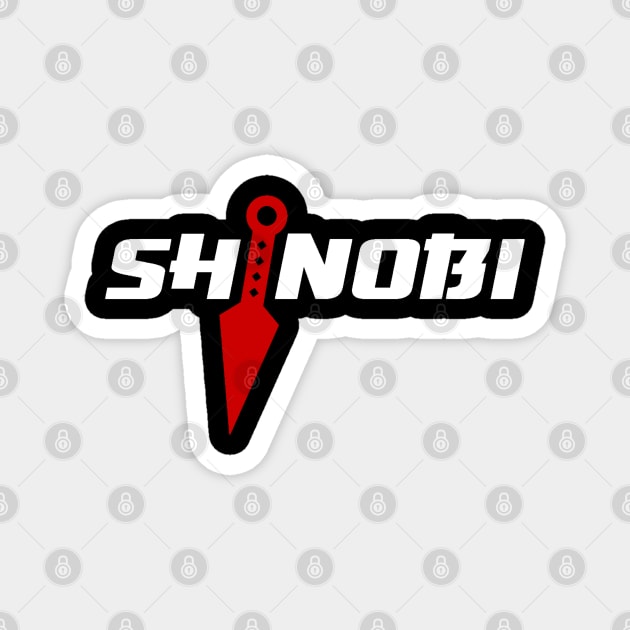 SHINOBI (NIJNJA) LOGO Magnet by Rules of the mind