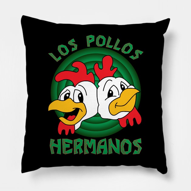 Los Pollos Hermanos Simple Pillow by Indiecate