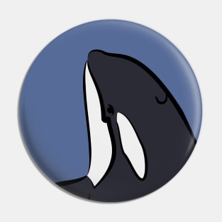 Killer Whale Spyhop Pin