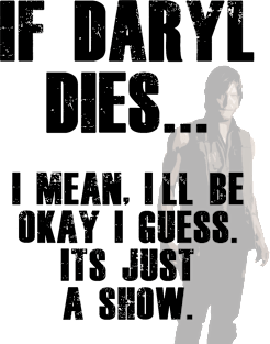 If Daryl Dixon Dies Tee Magnet