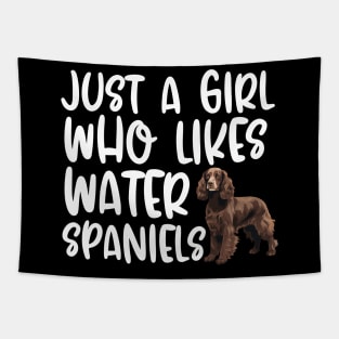 Just A Girl Who Likes Water Spaniels Tapestry