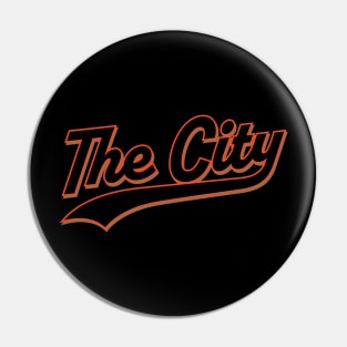 San Francisco 'The City' Baseball Fan Tee: Hit a Foggy Home Run! Pin