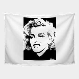 Marilyn in Black and White #4 Tapestry