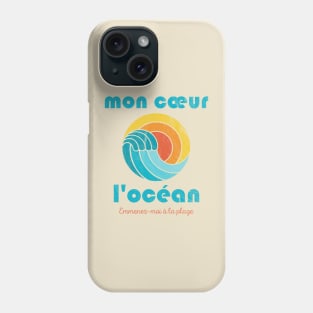 Mon Coeur L'ocean Phone Case