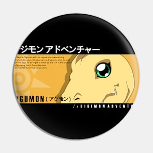 Agumon Simple Bio Pin