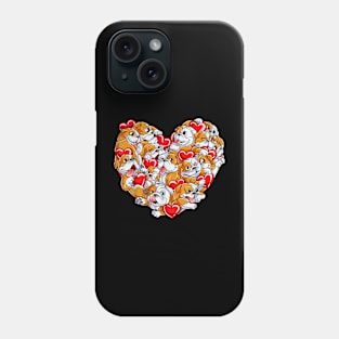 English Bulldog Valentines Phone Case