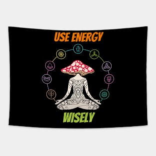 Use energy wisley, meditation Tapestry