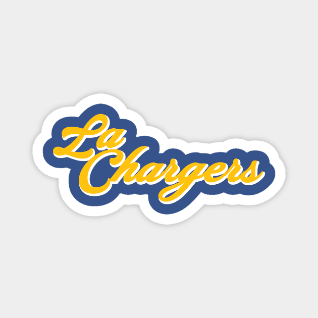 LA Chargers Magnet by CovpaTees