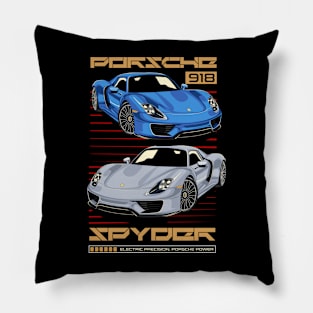 Classic Porsche Spyder 918 Pillow