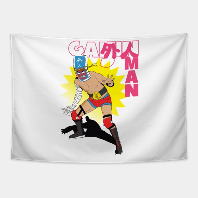 gaijin man! Tapestry by rafzombie