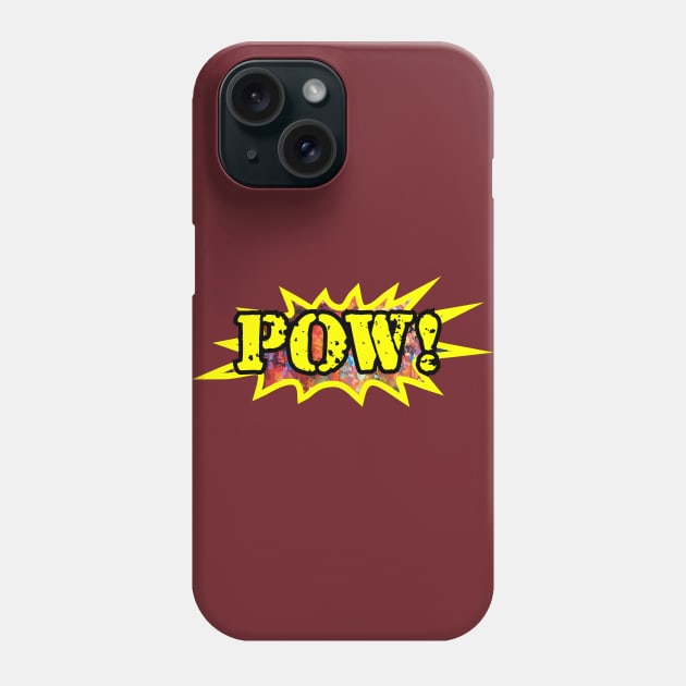 POW POW Phone Case by MufaArtsDesigns