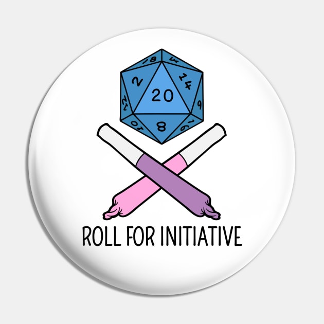 Roll For Initiative Pin by Highly Cute