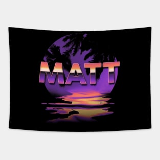 Quotes Matt Name Retro Styles Birthday 70s 80s 90s Tapestry