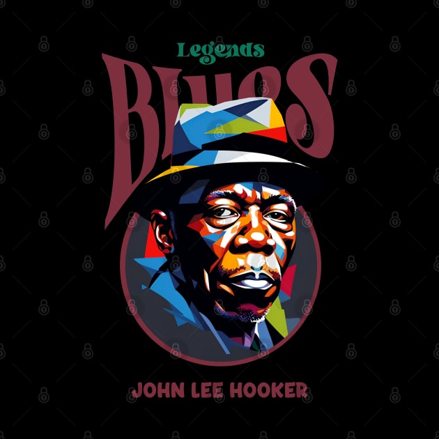 John Lee Hooker Wpap by BAJAJU