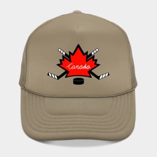 Canadian Pride, Hockey Player I Love Canada Hat