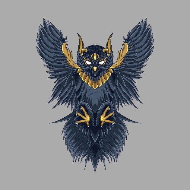 Amazing Owl Illustration by godansz