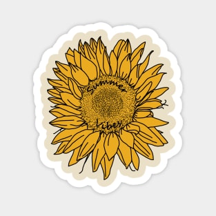 Sunflower Summer Vibe Magnet