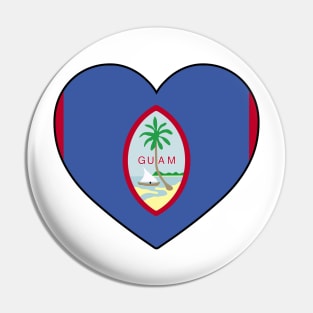 Heart - Guam Pin