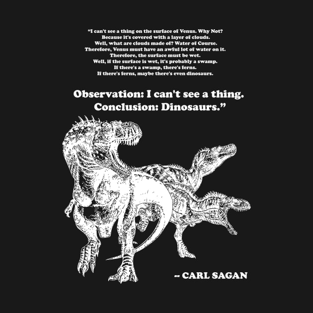 Conclusion: Dinosaurs [White] by Karthonic
