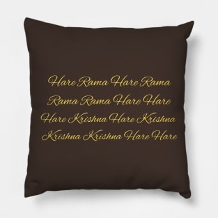 Hare Rama Mahamantra Pillow