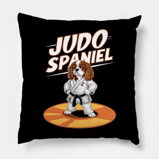 Judo Spaniel: A Karate Dog Champion Design Pillow