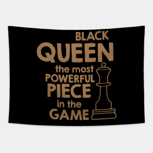 Black Queen The Most Power Piece In The Game, African American, Black Lives Matter, Black History Tapestry