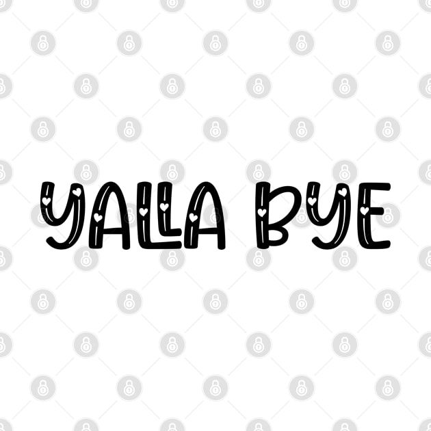 yalla bye world cup arabic words by shimodesign