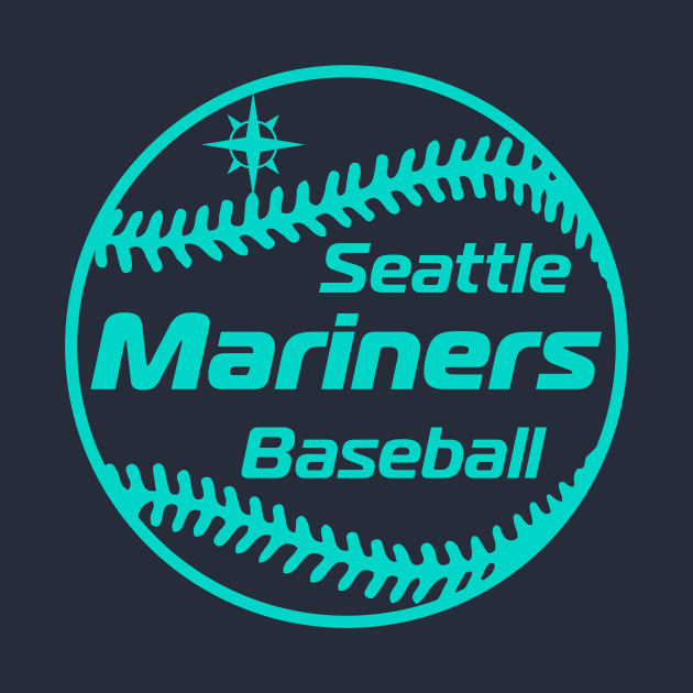 Mariners Retro 80s Ball by Throwzack