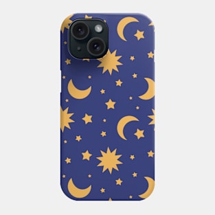 Moon & Stars Pattern Phone Case