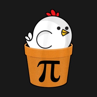 Funny Chicken pi day T-Shirt