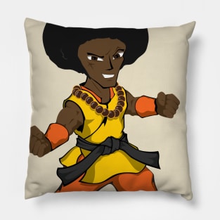 The Man With Three Fists Pillow