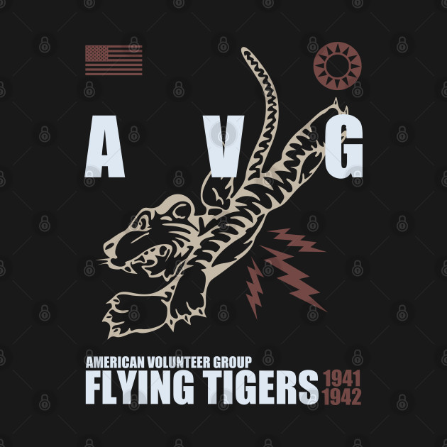 Disover American Volunteer Group - Flying Tigers 1941 - Ww2 Fighter Squadrons - T-Shirt