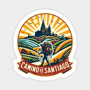 Buen Camino! El Camino de Santiago de Compostela - The Way of Saint James - Peregrino Pilgrim - Camino Frances Ingles Primitivo, Shirt, Hoodie, Mug, Tote, Sticker, Souvenir, etc Magnet