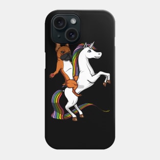 French Bulldog Riding Unicorn Phone Case