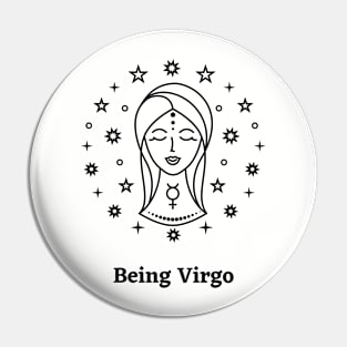 Being Virgo Pin