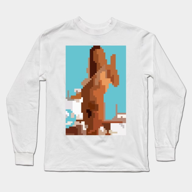 Nude PixelArt Girl X84. Retro Summer Girls. 90s & 80s. Erotic Women. Sexy  Nude Girls. - Summer Girls - Long Sleeve T-Shirt