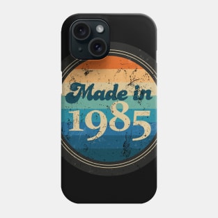 Retro Vintage Made In 1985 Phone Case