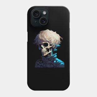 Anime Skeleton - Spooky Halloween Horror Goth Phone Case