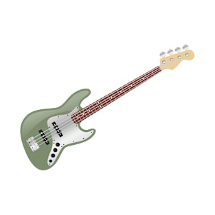 Vintage Avocado Green Electric J-Bass T-Shirt