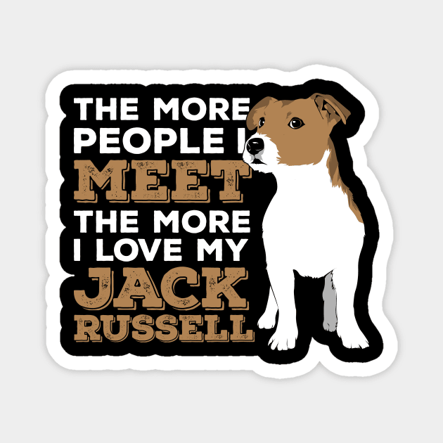 Jack Russel Dog Pet Animal Lover Gift Magnet by Dolde08