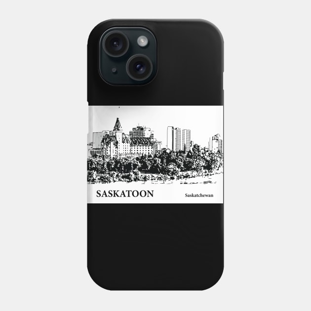 Saskatoon Saskatchewan Phone Case by Lakeric